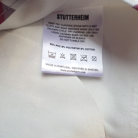 Stutterheim Mosebacke Red Camo Hoodie Raincoat - CHECK LAID FLAT MEASUREMENTS - Picture 14 of 14